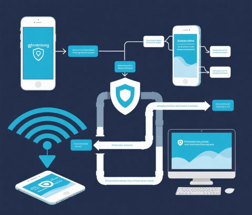 官方线路访问步骤示意图