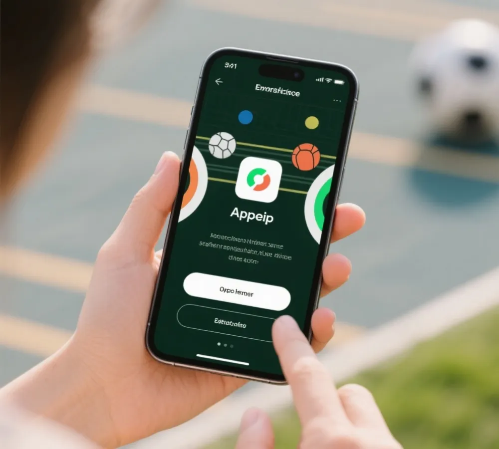 移动端下载体验示意