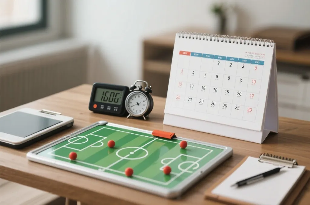 世界杯赛程日历与比赛安排概念图